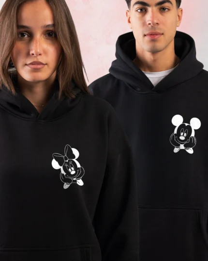 Couple Cartoon Hoodie