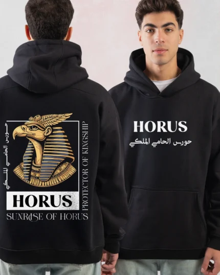 Horus Guardian Hoodie – Eye of Horus Premium Egyptian Streetwear