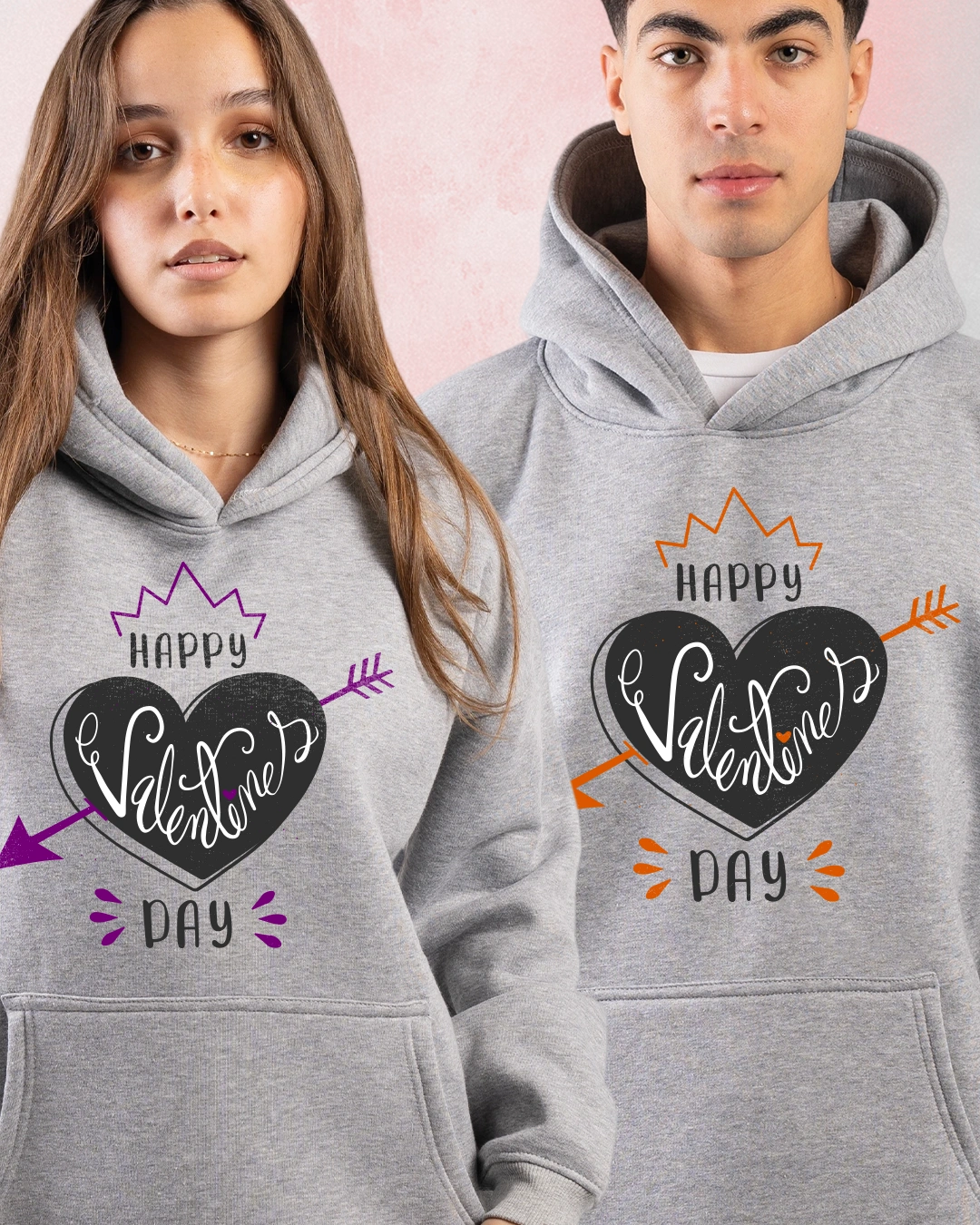 Valentine Couple Hoodie