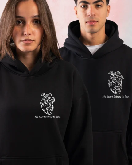 Couple Heart Hoodie