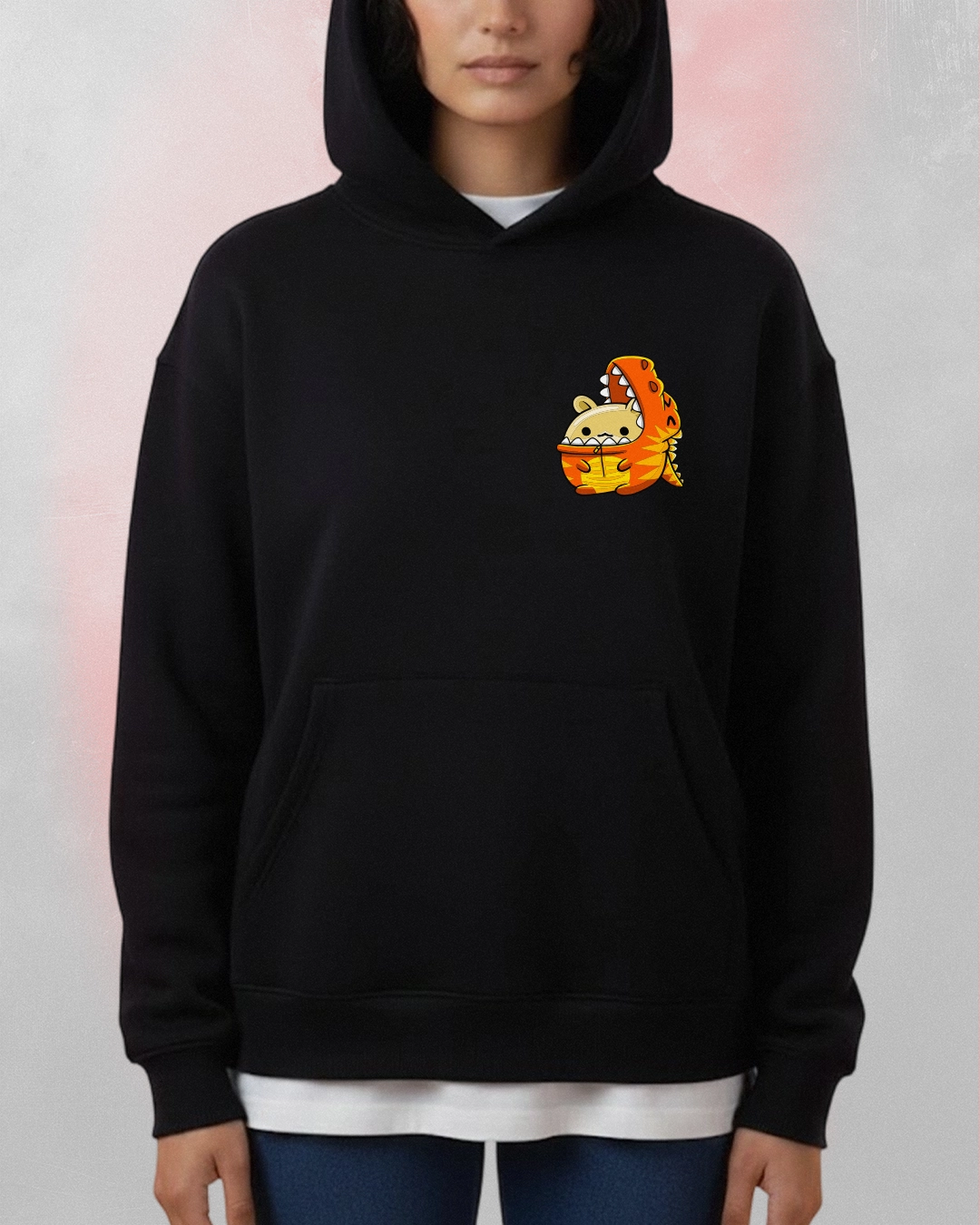 Hamster Dinosaur Hoodie