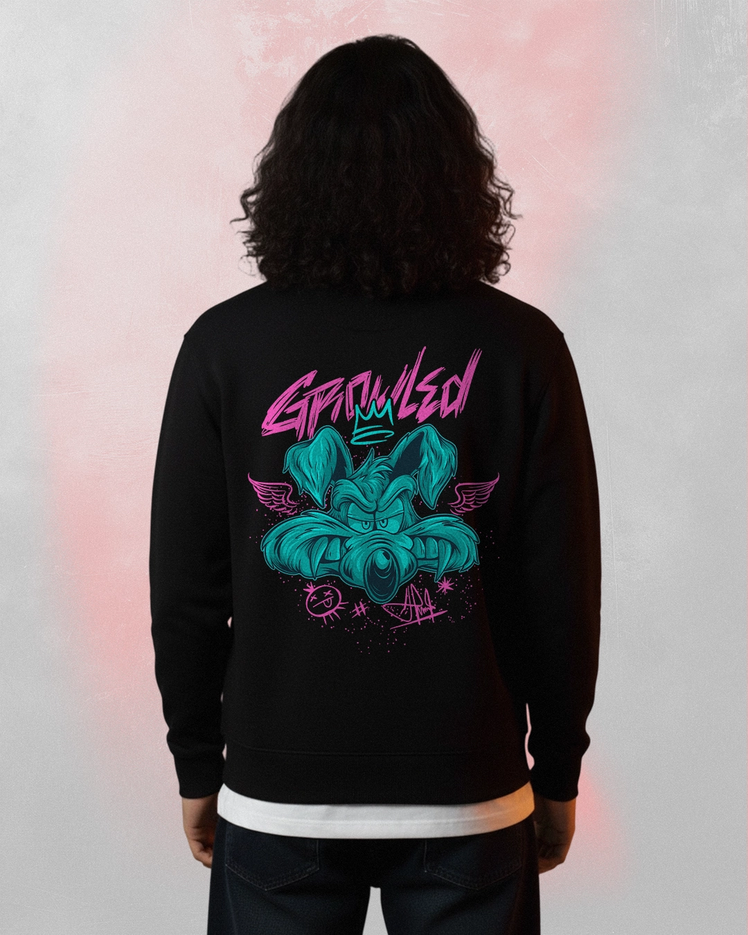 Growled Printed Sweatshirt