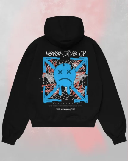 never give up hoodie